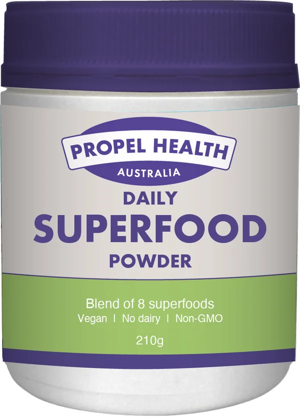 Daily Superfood Powder, Propel Health Australia 210 g jar